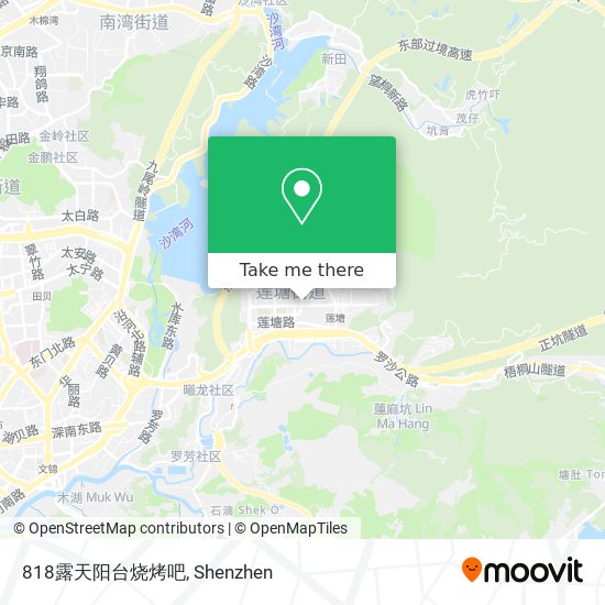 818露天阳台烧烤吧 map