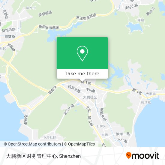 大鹏新区财务管理中心 map