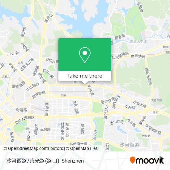 沙河西路/茶光路(路口) map