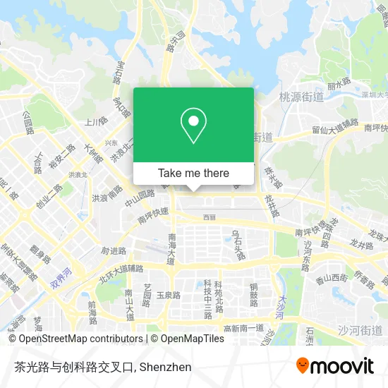 茶光路与创科路交叉口 map