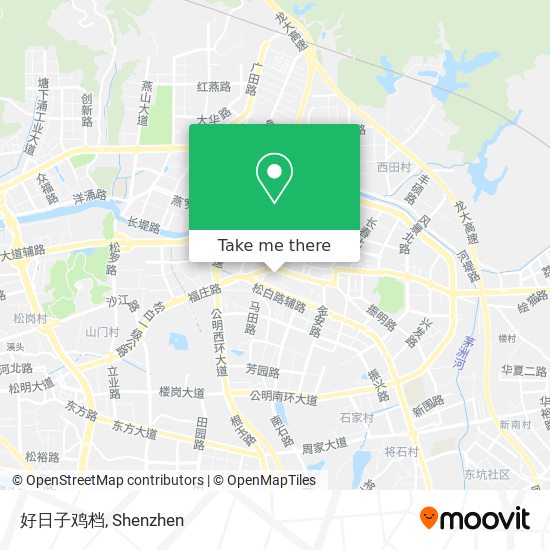 好日子鸡档 map