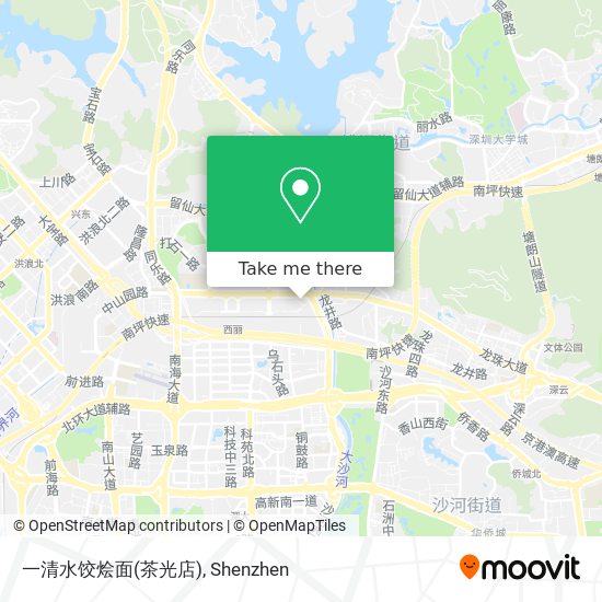 一清水饺烩面(茶光店) map