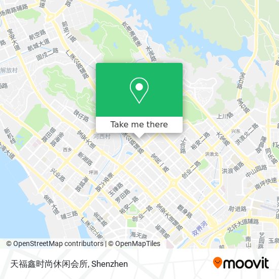 天福鑫时尚休闲会所 map