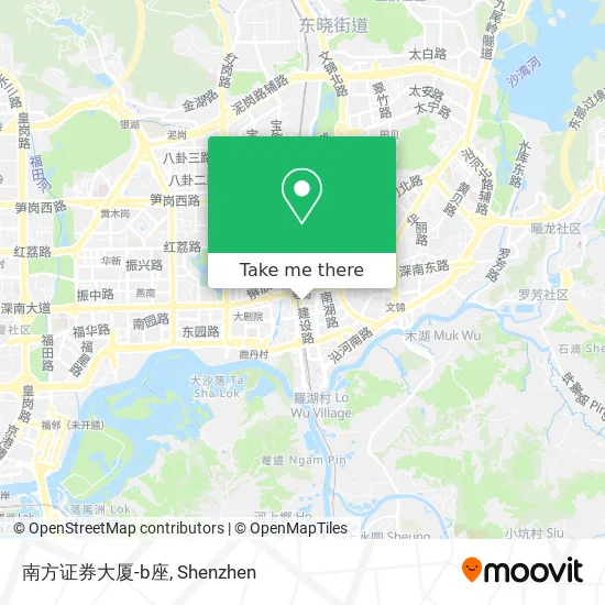 南方证券大厦-b座 map