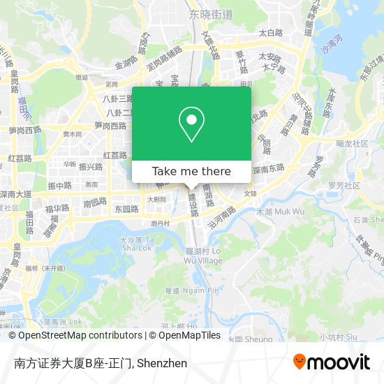 南方证券大厦B座-正门 map
