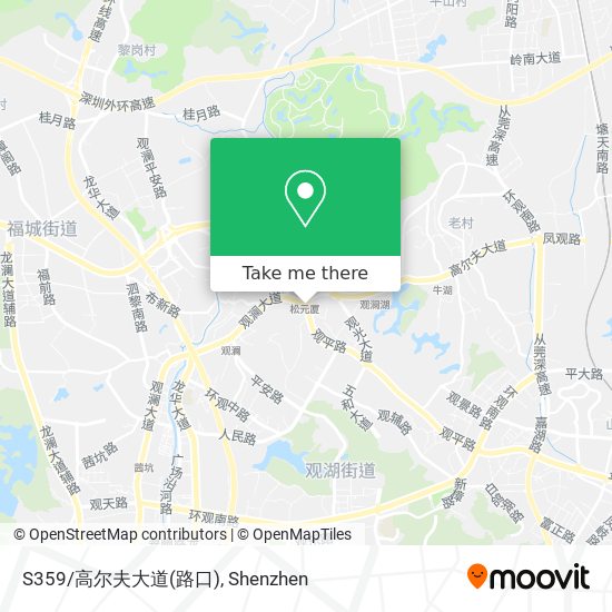S359/高尔夫大道(路口) map