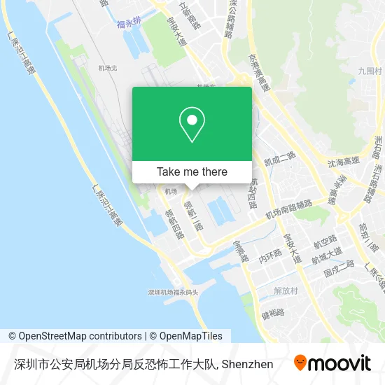 深圳市公安局机场分局反恐怖工作大队 map