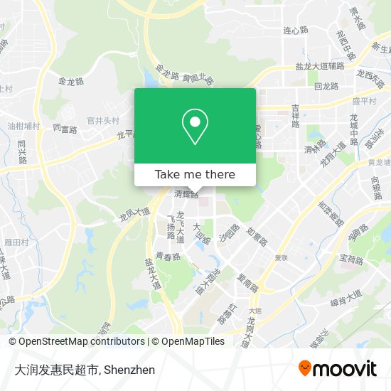 大润发惠民超市 map