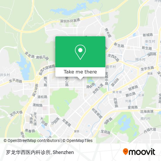 罗龙华西医内科诊所 map