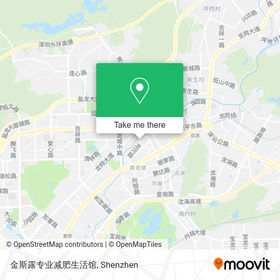 金斯露专业减肥生活馆 map