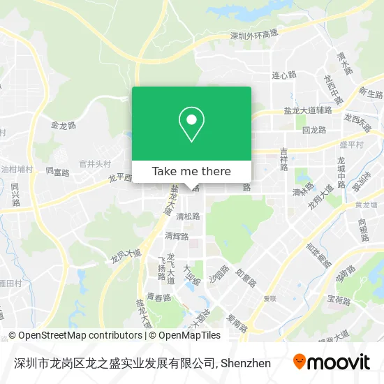深圳市龙岗区龙之盛实业发展有限公司 map