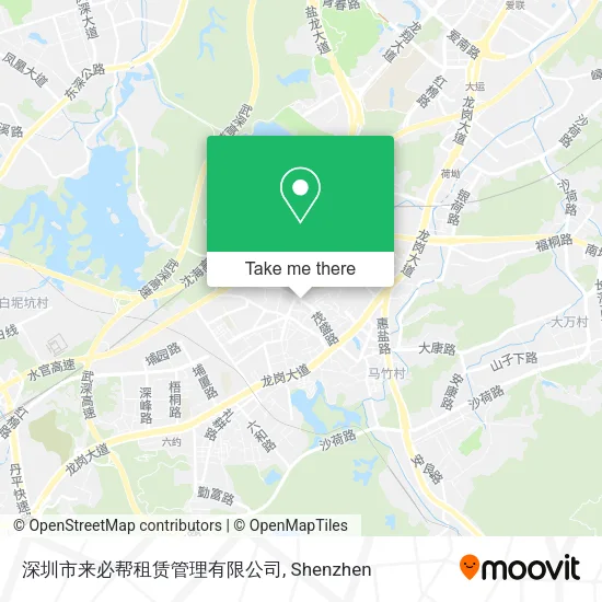 深圳市来必帮租赁管理有限公司 map