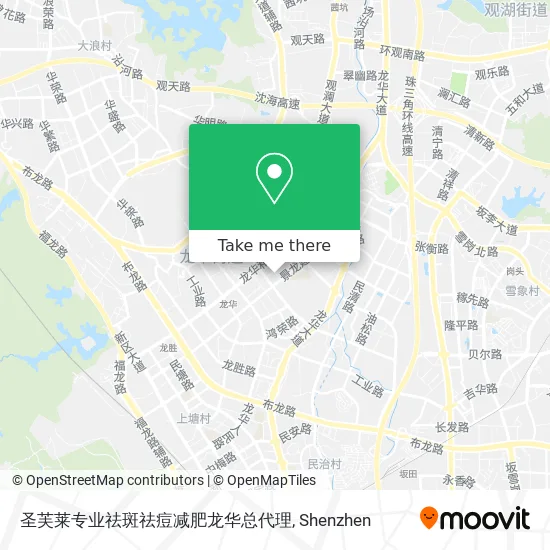 圣芙莱专业祛斑祛痘减肥龙华总代理 map