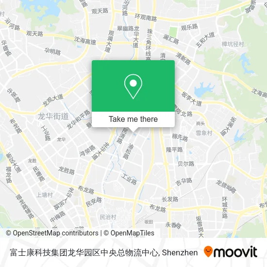 富士康科技集团龙华园区中央总物流中心 map