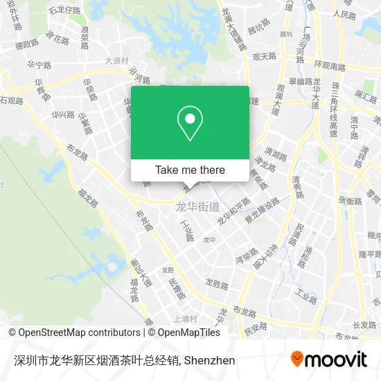 深圳市龙华新区烟酒茶叶总经销 map