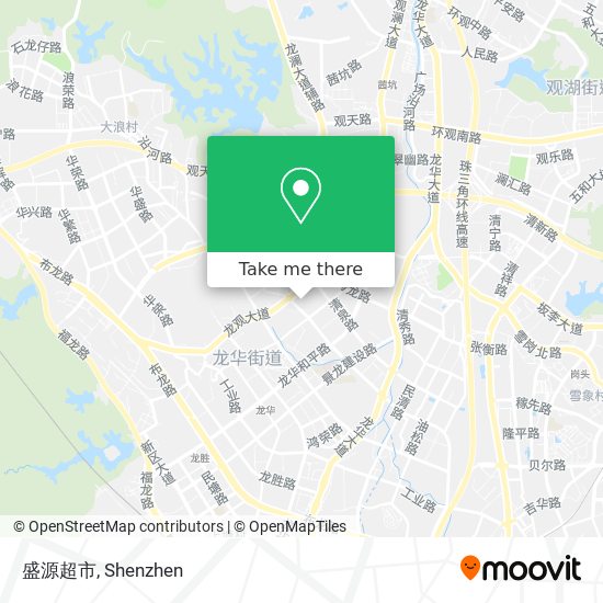 盛源超市 map