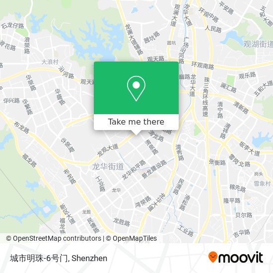 城市明珠-6号门 map