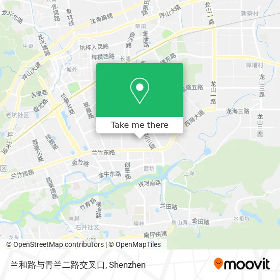 兰和路与青兰二路交叉口 map