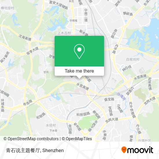 青石说主题餐厅 map