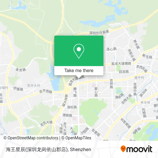 海王星辰(深圳龙岗依山郡店) map