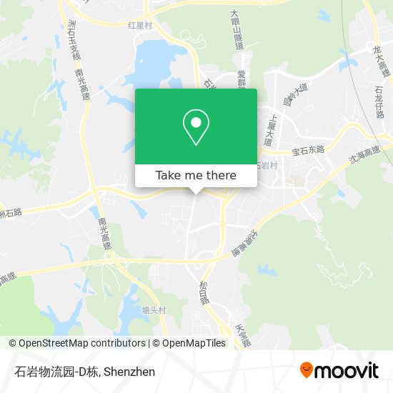 石岩物流园-D栋 map