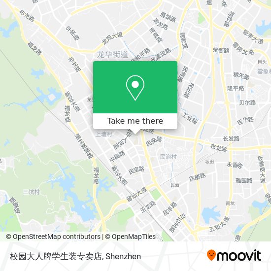 校园大人牌学生装专卖店 map