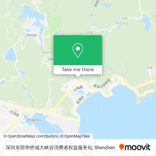 深圳东部华侨城大峡谷消费者权益服务站 map