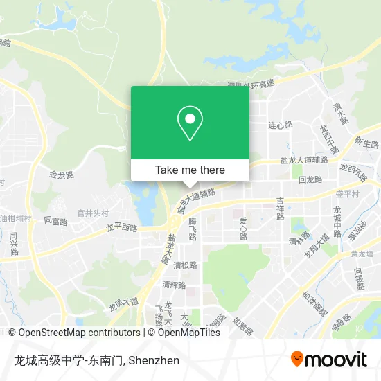 龙城高级中学-东南门 map