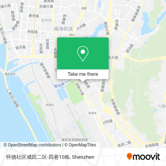 怀德社区咸田二区-四巷10栋 map