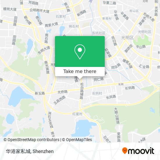 华港家私城 map