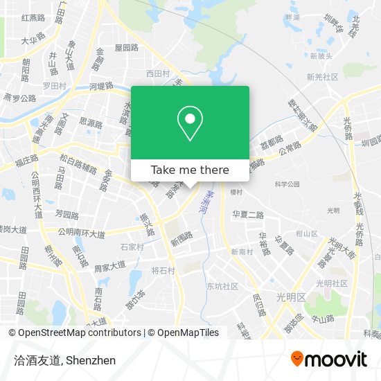 洽酒友道 map