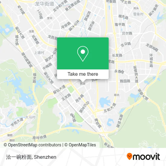 洽一碗粉面 map