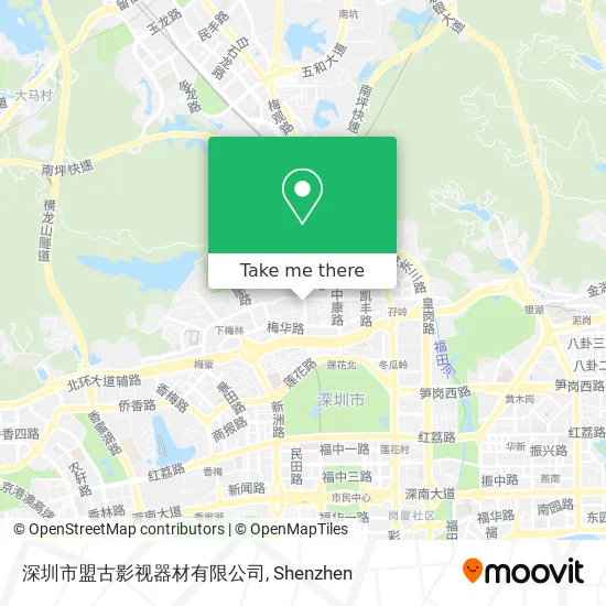 深圳市盟古影视器材有限公司 map
