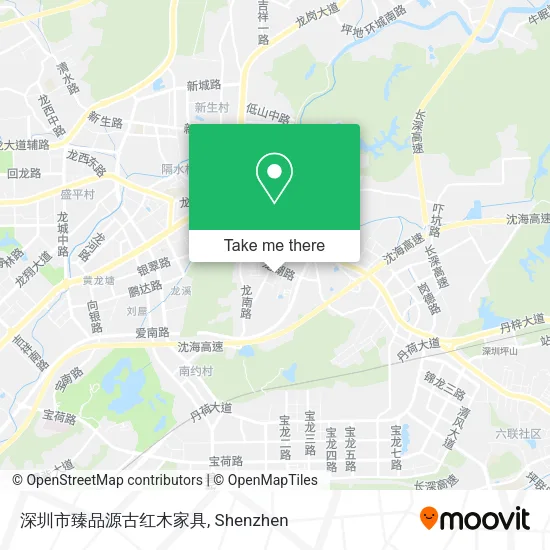 深圳市臻品源古红木家具 map
