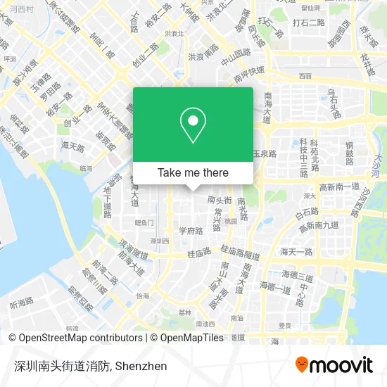 深圳南头街道消防 map