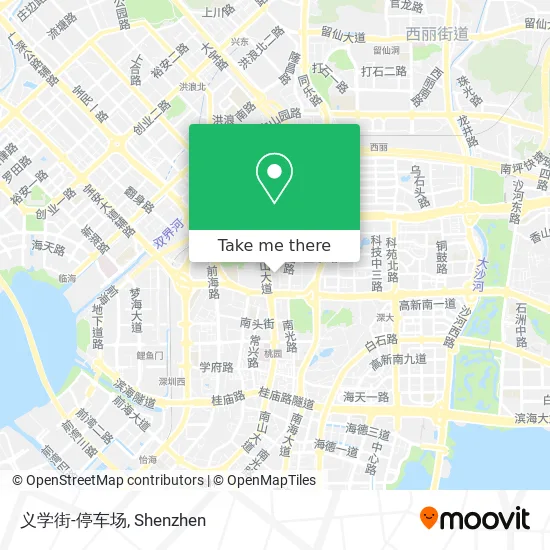 义学街-停车场 map