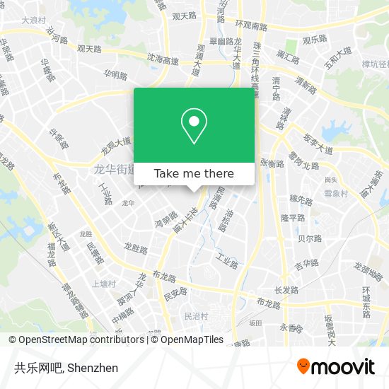 共乐网吧 map