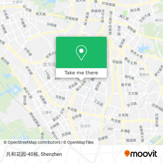 共和花园-40栋 map