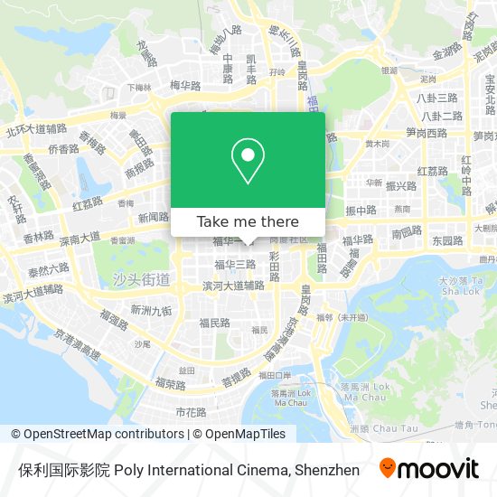 保利国际影院 Poly International Cinema map