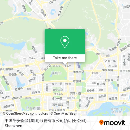 中国平安保险(集团)股份有限公司(深圳分公司) map