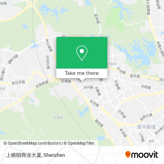 上横朗商业大厦 map