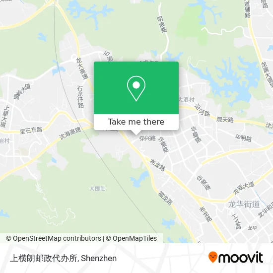上横朗邮政代办所 map