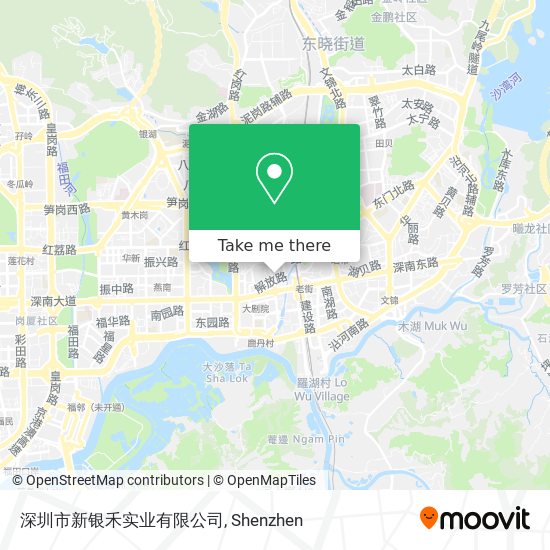 深圳市新银禾实业有限公司 map