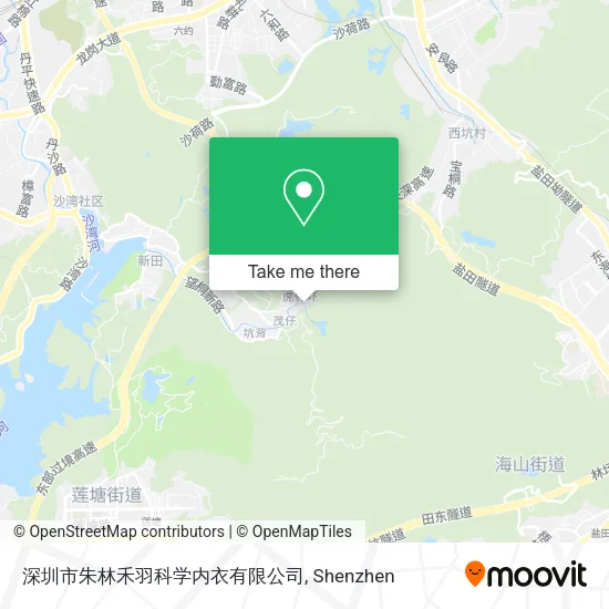 深圳市朱林禾羽科学内衣有限公司 map