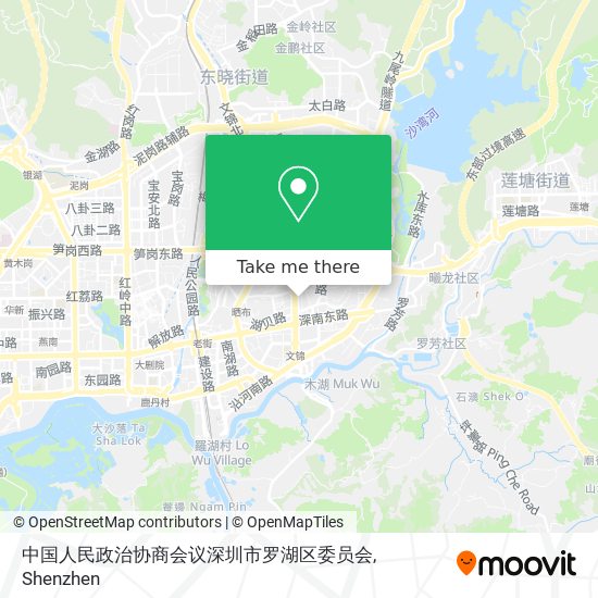 中国人民政治协商会议深圳市罗湖区委员会 map