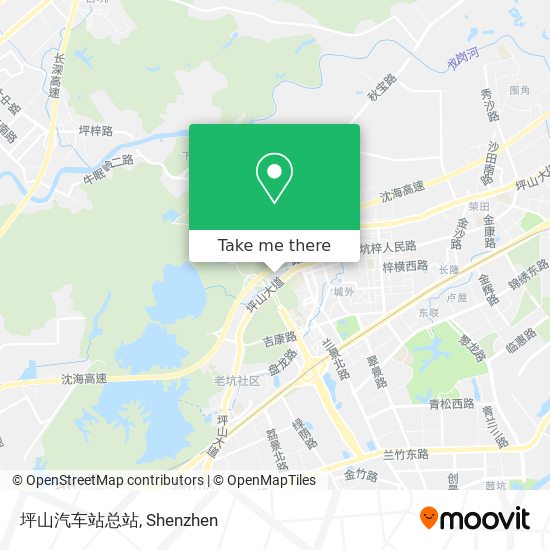 坪山汽车站总站 map