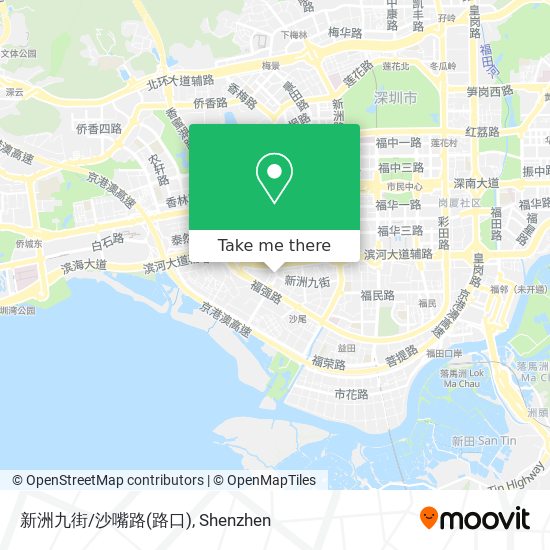 新洲九街/沙嘴路(路口) map