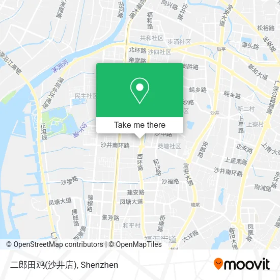 二郎田鸡(沙井店) map