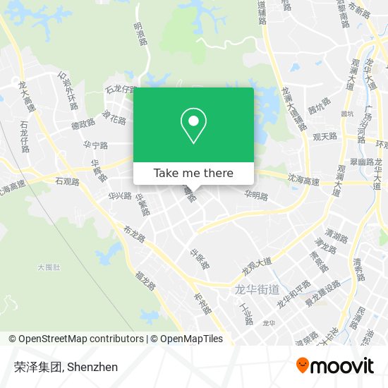 荣泽集团 map