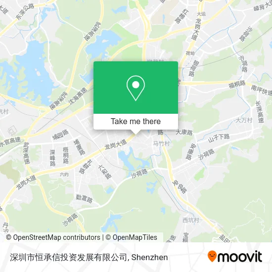 深圳市恒承信投资发展有限公司 map